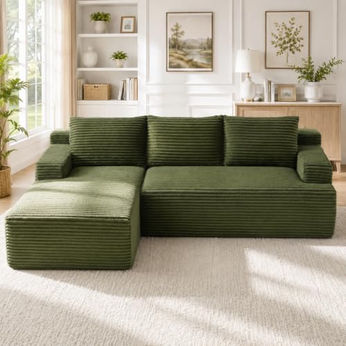 96" Boneless Sectional Cloud Couches - Image 3