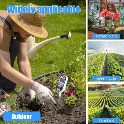 Soil Moisture Meter, 7-in-1 Soil PH Tester/Soil Moisture/Fertility - Image 6