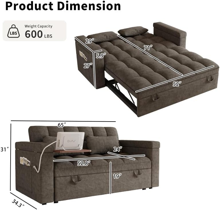 Full Sleeper Sofa Bed - Image 2