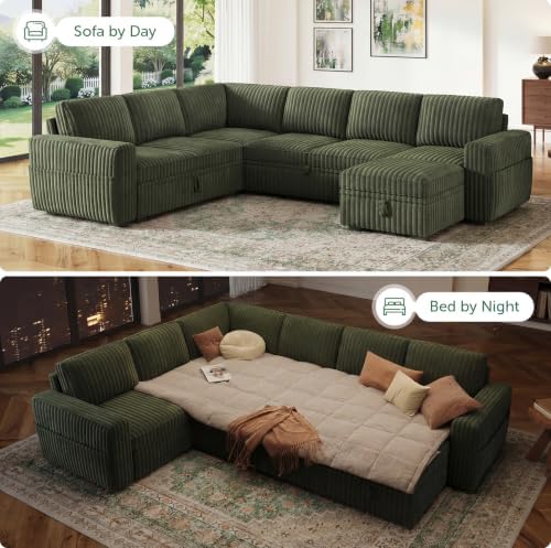HONBAY Modular Sectional Sleeper Sofa - Image 4