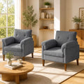 Accent Chairs Set of 2, Modern Upholstered Corner Chair by Unknown