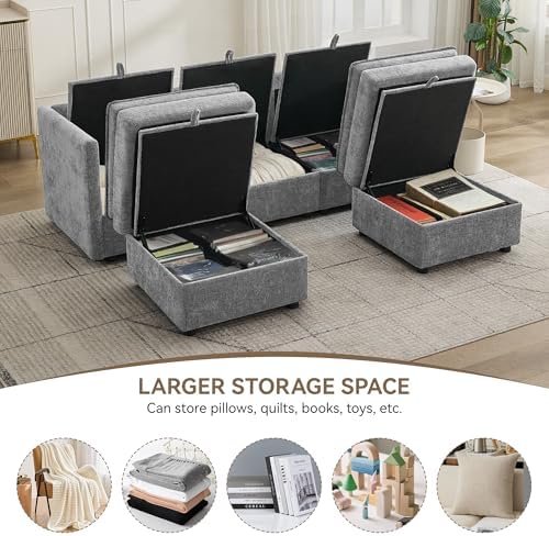 80" Cloud Modular 3 Seater Sofa - Image 6