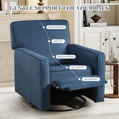 CANMOV Swivel Recliner Chair Set of 2, Push Back Recliner Chair, 360° Swivel - Image 5