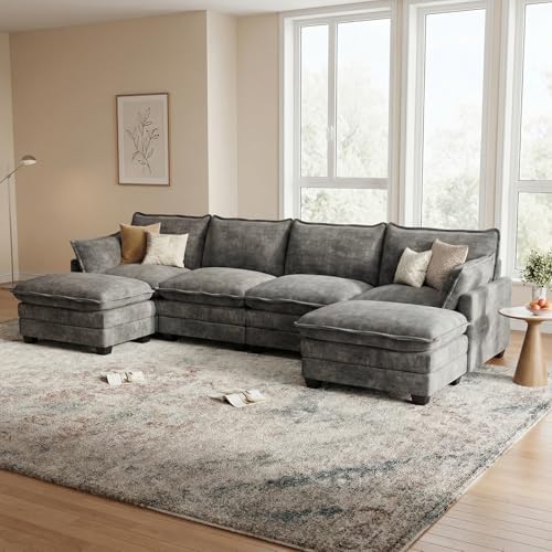 Modular Sectional Couch for Living Room, U Shaped Comfy Sofa - Image 7
