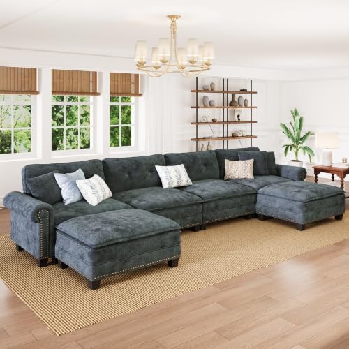 PHI VILLA 150" Oversized Modular Sectional Couch U Shaped by PHIVILLA