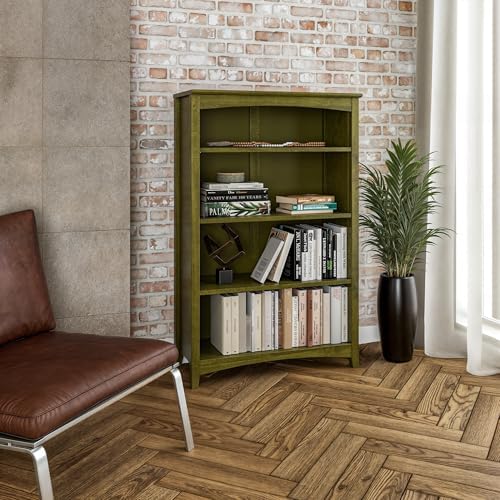 Camaflexi Shaker Style 4 Shelf Bookcase/Solid Wood / 48" High/Adjustable - Image 2