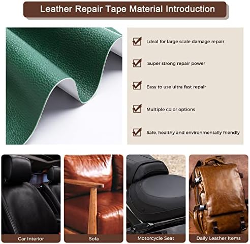 JDLUGH Leather Repair Patch Tape, 15x60 Inch - Image 5