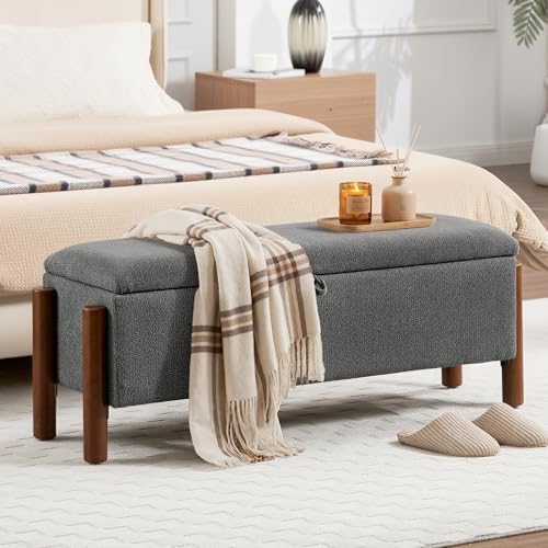 55'' Modern Storage Ottoman Benches by HOMYKA