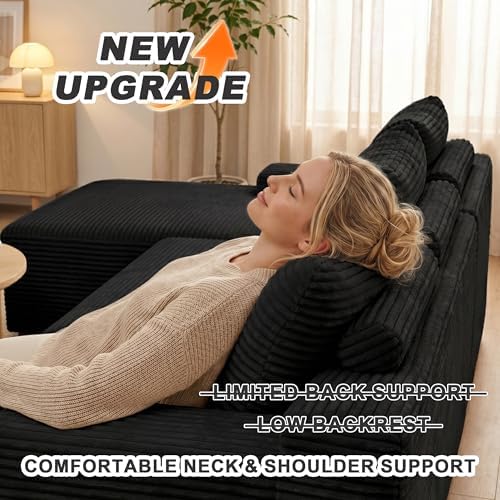 Mangodan Cloud Sectional Couch, Boneless Couches - Image 6