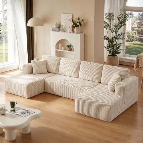 130" U-Shaped Boneless Couch by Yimilife