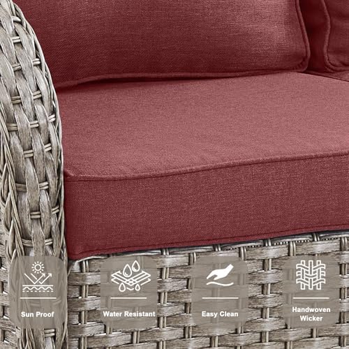 Belord Wicker Outdoor Furniture Set - Image 6