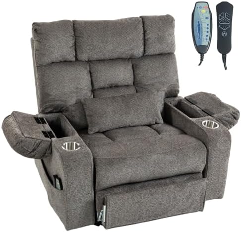 500 lbs Power Lift Recliner for Big & Tall Adults Elderly, Heavy Duty by JUUXO