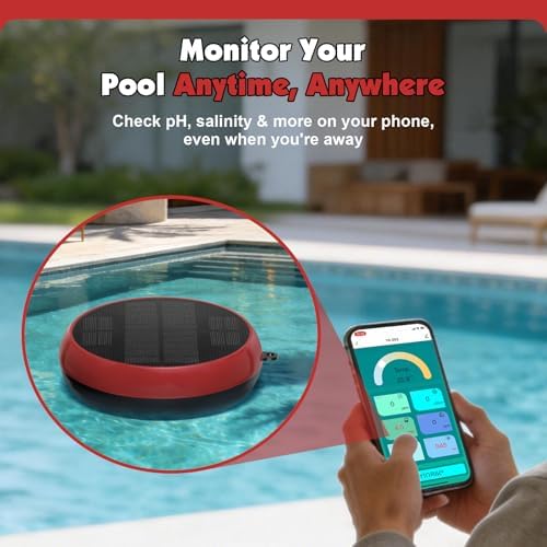 Smart Pool Monitor, 5-in-1 pH Salt Meter - Image 3
