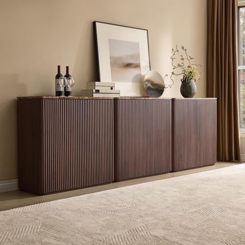 34" Fluted Sideboard Cabinet by DelArk