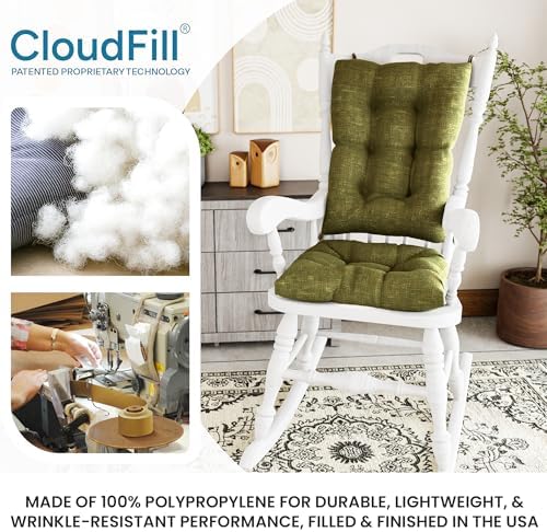 Klear Vu The Gripper Non-Slip Rocking Chair Cushion Set - Image 5