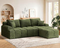 Vipbear 120" Oversized Modular Sectional Sofa, Boneless Couch by VipbearLiving