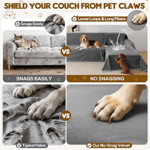 Loiion L Shaped Sectional Couch Cover - Image 6