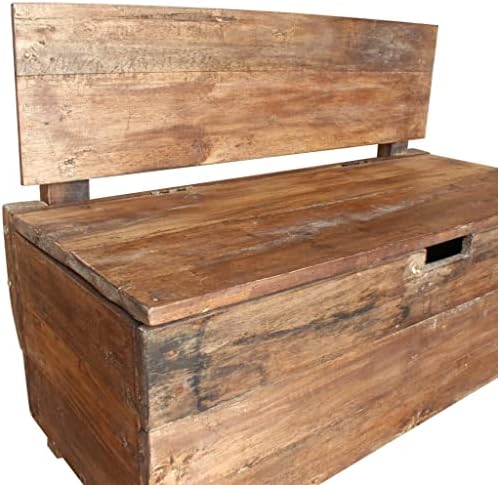 SKM Bench Solid Reclaimed Wood 86x40x60 cm - Image 5