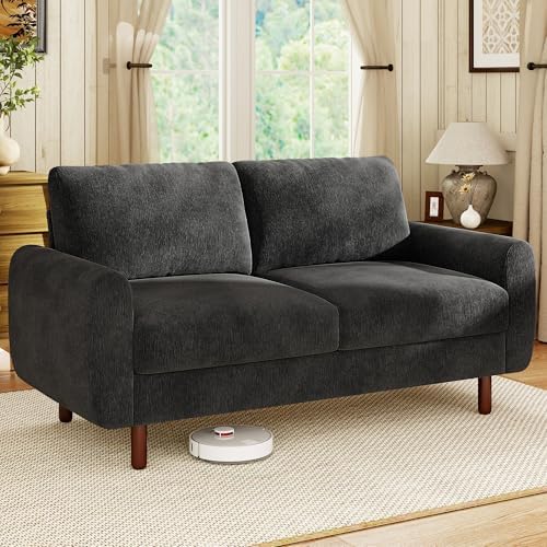WorthFurni 68" Loveseat Sofa, Comfy Chenille Fabric Couches by WorthFurni