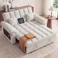 Vipbear Sleeper Sofa Bed, Guest Room, Chenille Beige by VipbearLiving