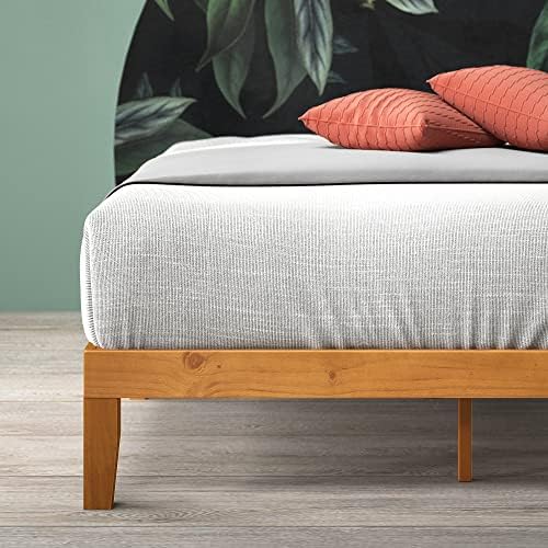 Zinus Alexia Wood Platform Bed Frame, Solid Wood Foundation, No Box Spring - Image 4