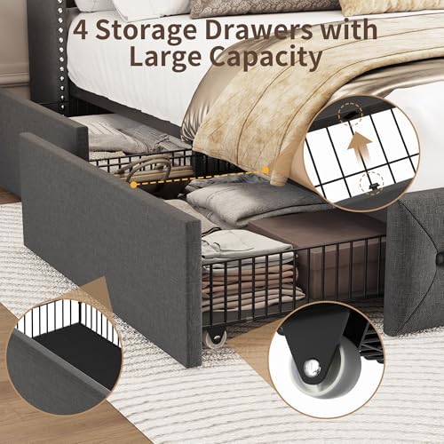 BRELTAM Queen Size Bed Frame - Image 3