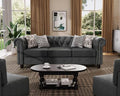 Morden Fort Classic Chesterfield Sofa Set 82'', Tufted Sofa by MordenFortFurniture