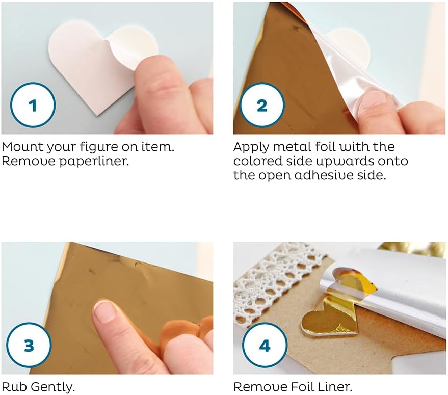 Scrapbook Adhesives by 3L Transfer FOIL SHEETS METALLIC, Mixed