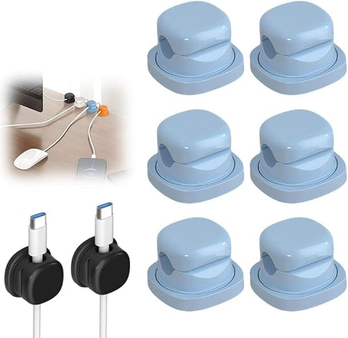 6 Pack Cord Organizer Holder, 2026 New Adjustable Cable Organizer Clips by BYXIWA