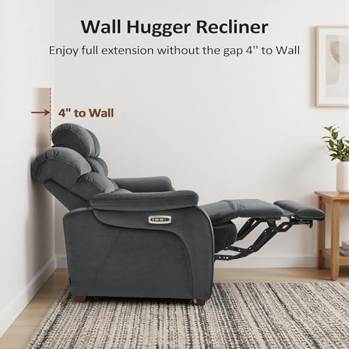 MCombo 87.2'' Wall Hugger Power Recliner Sofa - Image 4