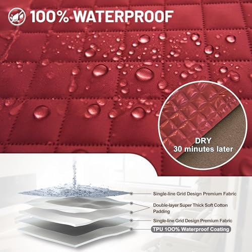 Waterproof Sectional Reclining Couch Covers L Shaped Recliner Sectional Sofa - Image 4