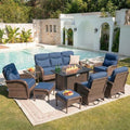 Belord Upgraded 6“ Cushion Luxury 10 Piece Patio Furniture Set by Belord