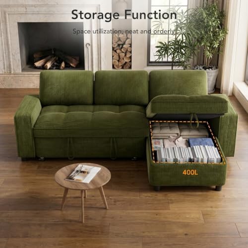 WEUP Modular Sectional Sleeper Sofa Bed, Pull Out Couch - Image 7