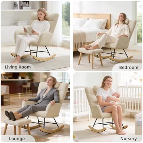 Garvee Nursery Rocking Chair - Image 7