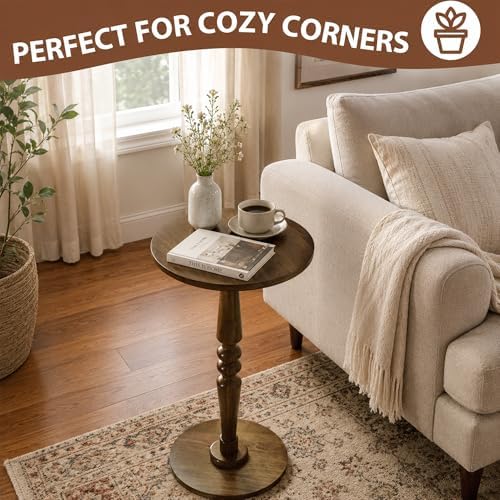 Wood Side Table End Table - Image 5