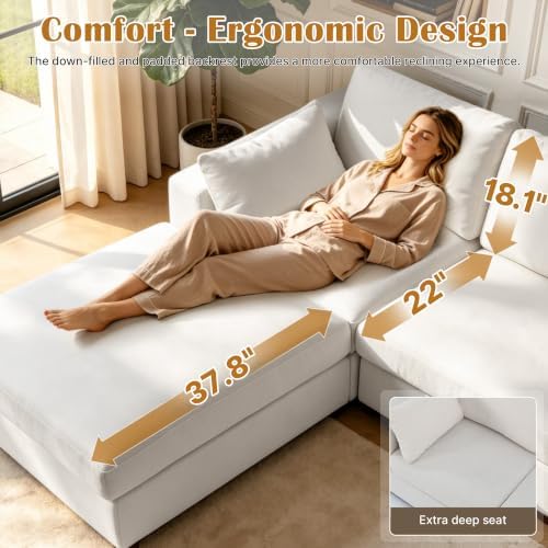 Oversized Modular Sectional Sofa - Image 3