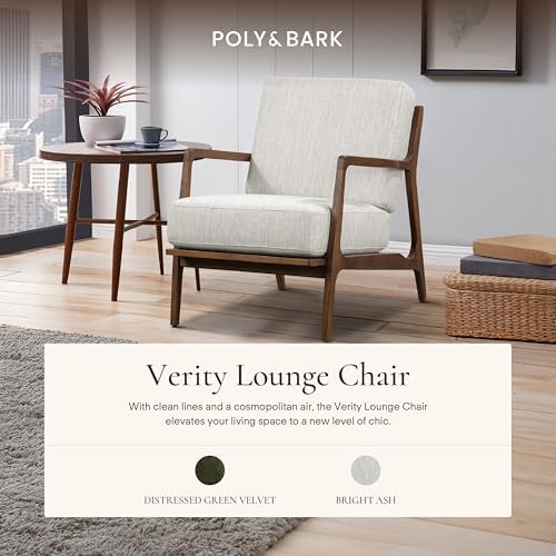 Poly & BARK Verity Fabric Accent Chair – Fabric Armchair - Image 3