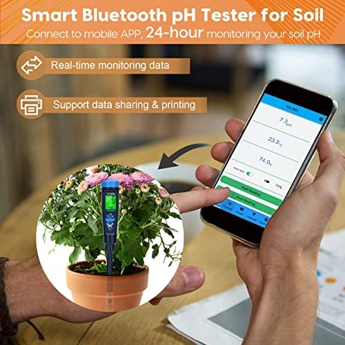 Digital pH Meter for Soil, YINMIK Soil pH Tester for Potted Plants - Image 5