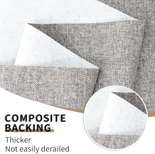 Heavy Linen Fabric 80x57 Inches, 1.2mm Thickness, Plain Solid Color Cloth - Image 2