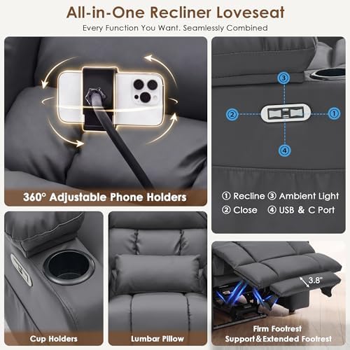 Redlife Power Recliner Sofa - Image 5