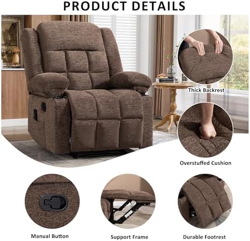 EBELLO Manual Recliner Chair for Adults - Image 3