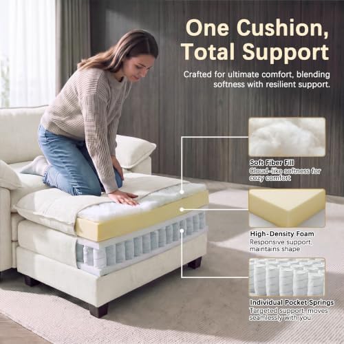 Homall Sofa Accent Chair with Ottoman - Image 6