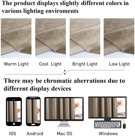 StangH Camel Beige Sliding Door Curtains - Image 6