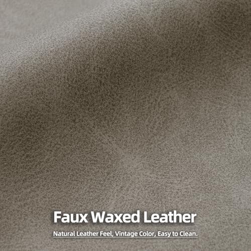 HALLYBEE 85" Futon Faux Leather Couch - Image 4