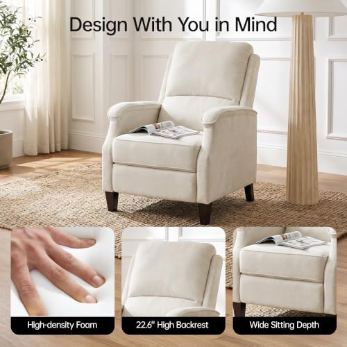 VKNOW Recliner Chair, Fabric Recliner - Image 4