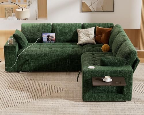Vipbear 86" Modular Sectional Sleeper Sofa - Image 2