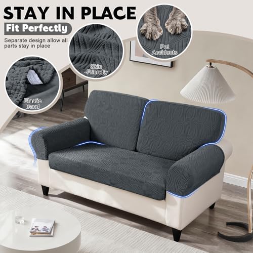 VANSOFY Stretch Couch Cushion Covers - Image 4