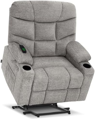 MCombo Power Lift Recliner Elderly, Fabric R7289 by MCombo