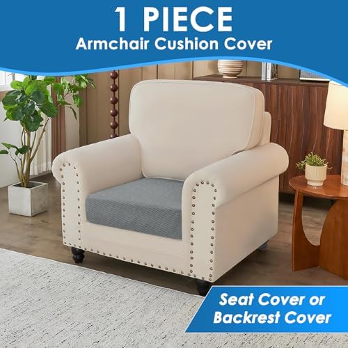 XINEAGE 1 Piece Stretch Couch Cushion Covers Individual Sofa Slipcovers - Image 3