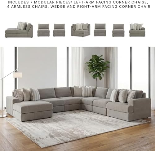 Signature Design by Ashley U-Shaped 7-Piece Sectional - Image 5
